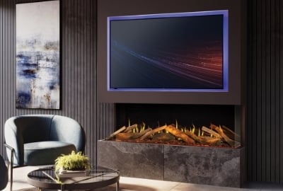 Mounting Your TV Above a Media Wall Fireplace