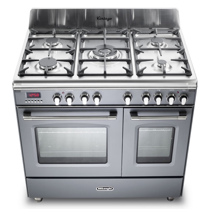 Delonghi DVTR906DF SL 90cm Cooker Slate Stoves Are Us