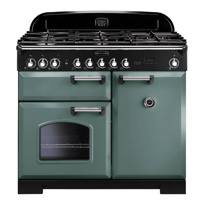 Rangemaster Classic Deluxe 100cm Dual Fuel Range Cooker, Slate