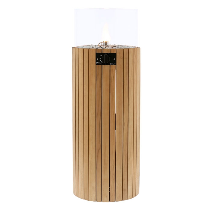 Cosiscoop Pillar Gas Lantern, Teak