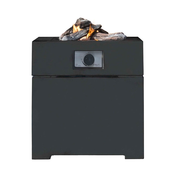 Cosiconcrete 60 Gas Fire Pit, Anthracite