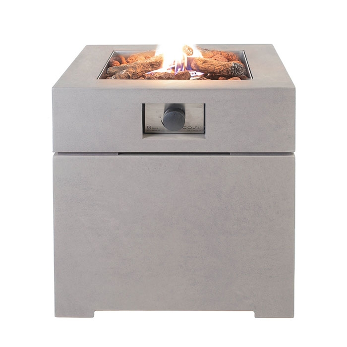 Cosiconcrete 60 Gas Fire Pit, Concrete