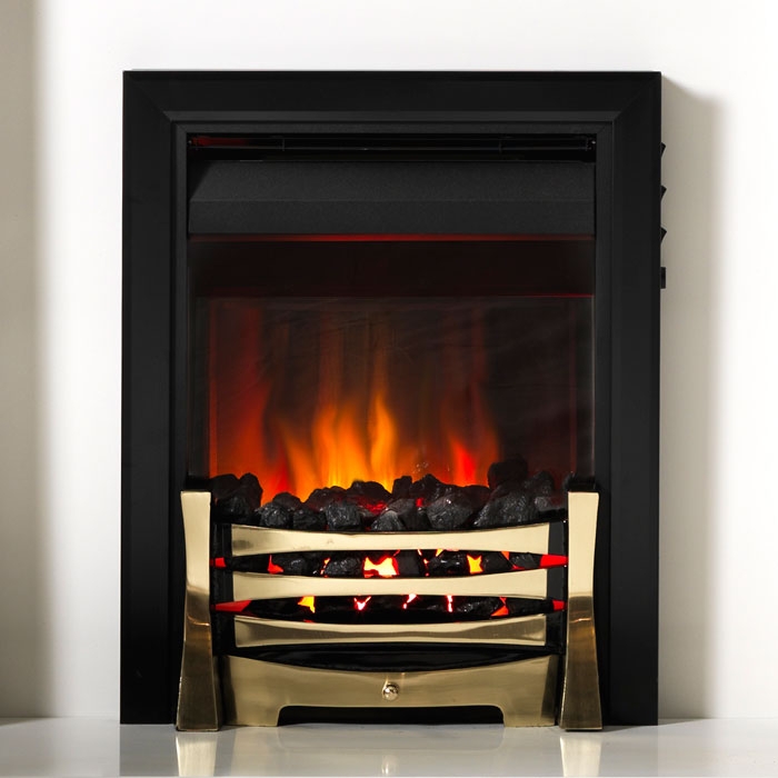 Burley Farndon Electric Fire, Brass Fret