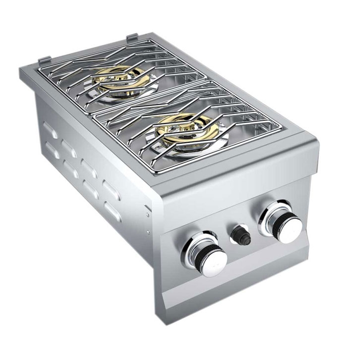 Sunstone Double Built In Side Burner