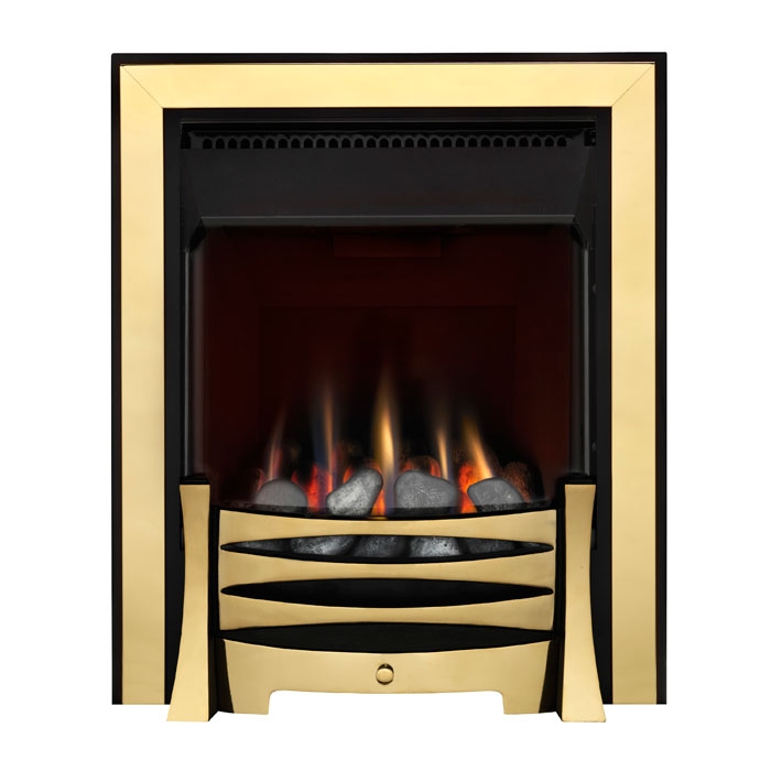 Burley Perception 4260 Flueless Gas Fire, Brass