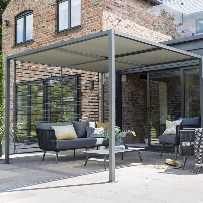 Norfolk Leisure Sliding Roof 2.8x2.8m Pergola