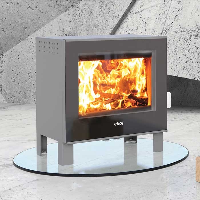 Ekol Adept Classic Wood Burning Stove Close Up