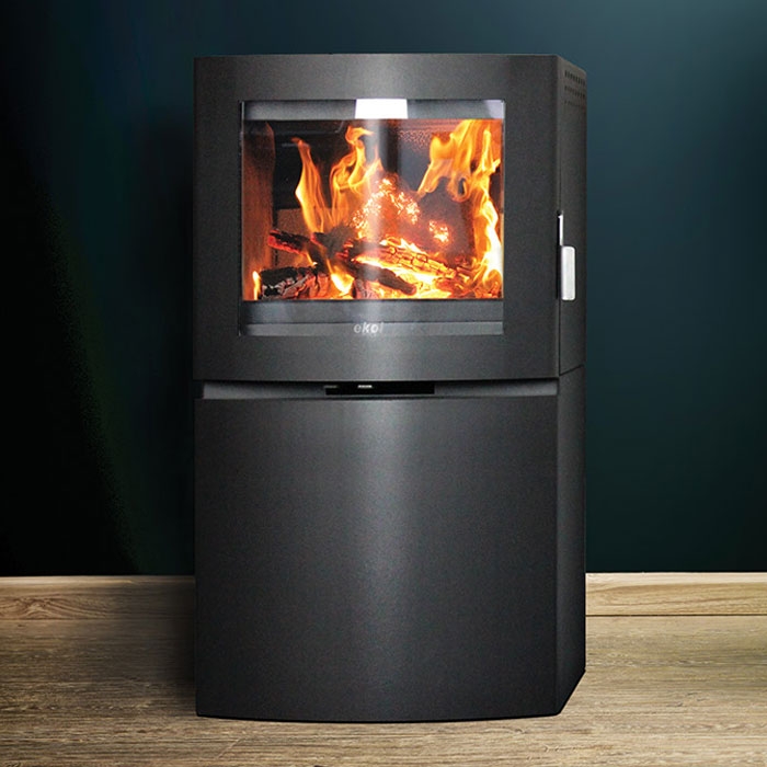 Ekol Adept Curved Pedestal Wood Burning Stove