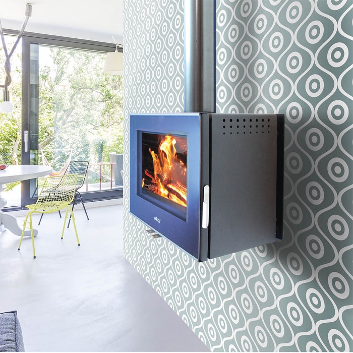 Ekol Adept Wall Hung Wood Burning Stove