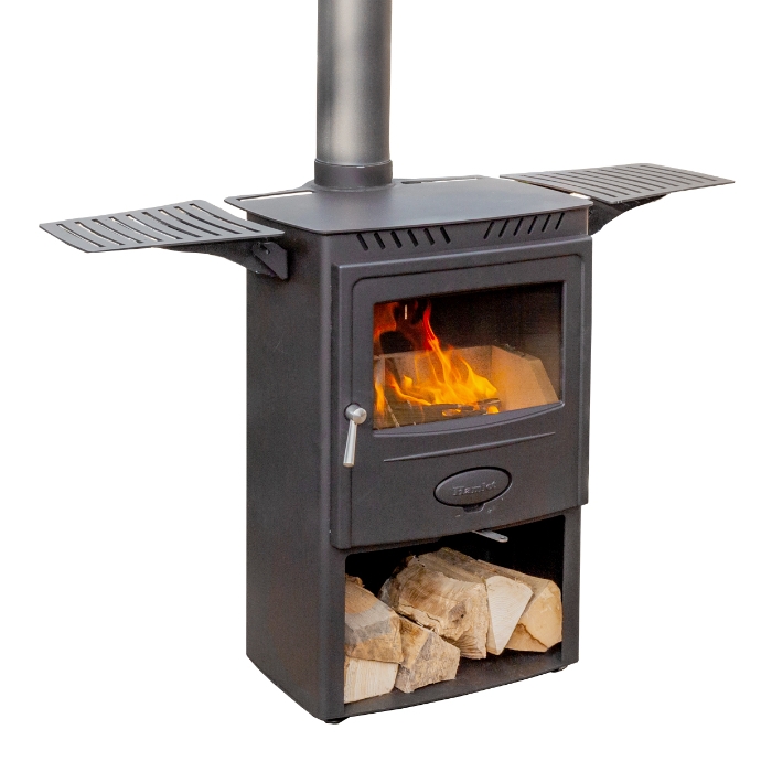 Arada Outdoor Garden Stove with Side Shelves