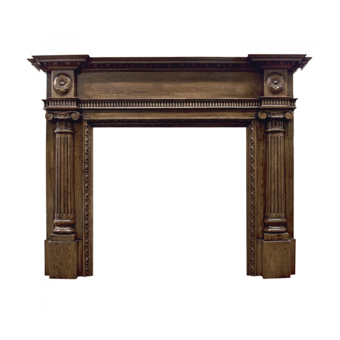 Carron Ashleigh Oak Surround, Distressed