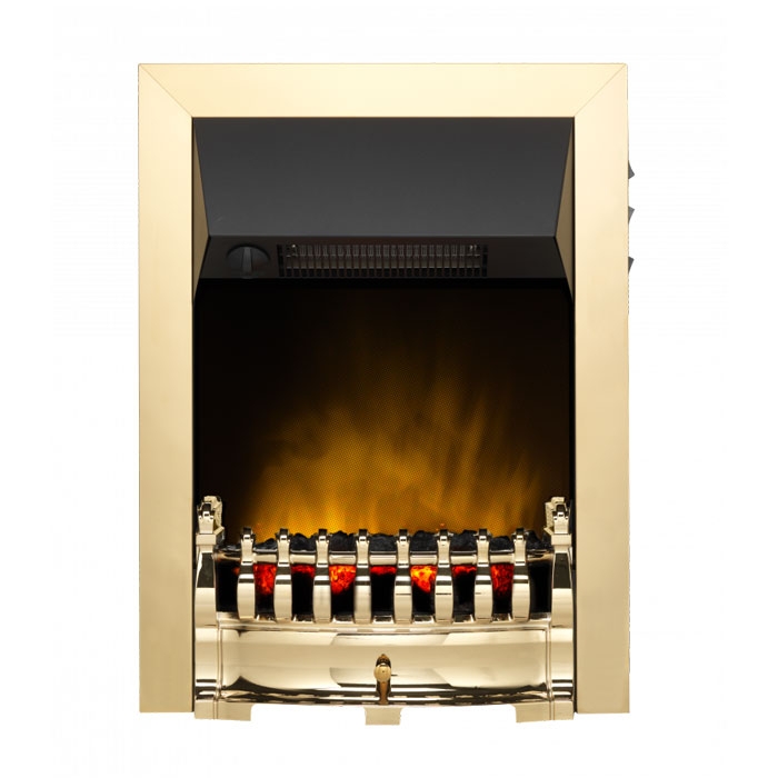 Dimplex Balmoral Ecolite Optiflame Electric Fire, Brass