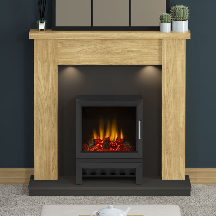 FLARE Barrowden 42" Natural Oak & Anthracite Finish