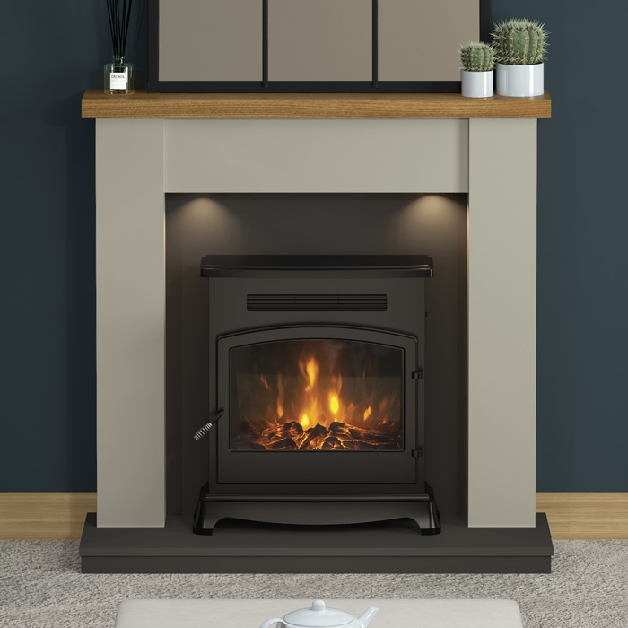 FLARE Barrowden 42", Stone & Anthracite Finish