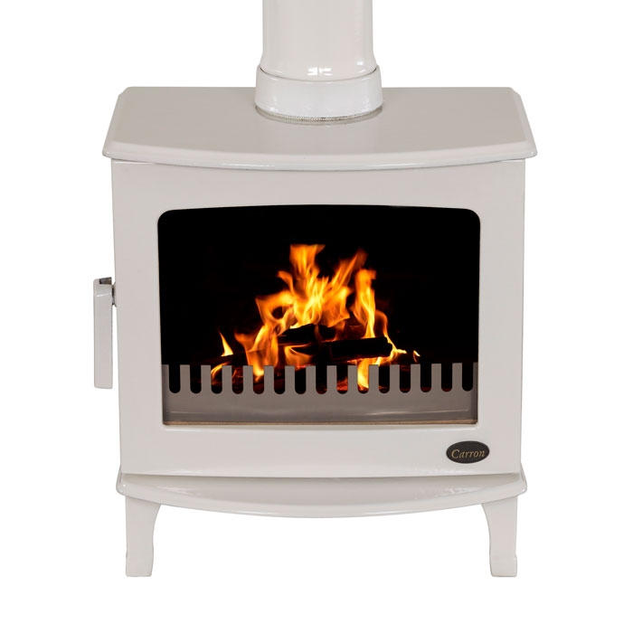 Carron 5kW ECO Cream Enamel Wood-Burning Stove