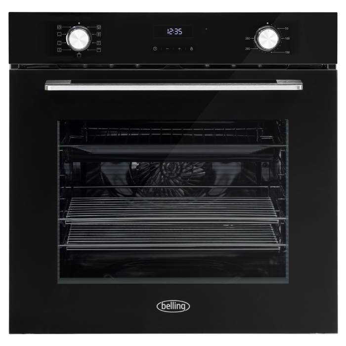 Belling BEL BI603MFC BLK Black Built-In Electric Oven