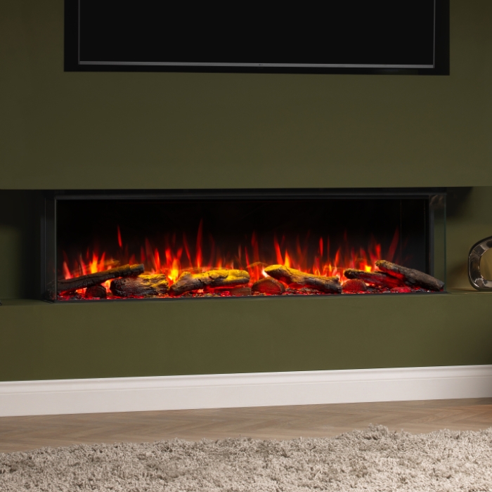 BlazeBright Oxford Deep Lux 1300 3 Sided Electric Fire