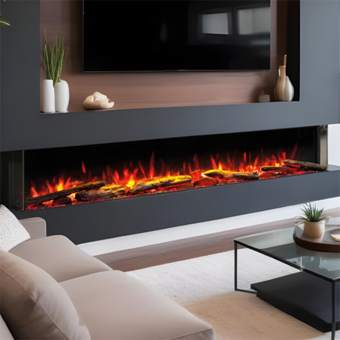 BlazeBright Oxford Deep Lux 1800 1-2-3 Sided Electric Fire