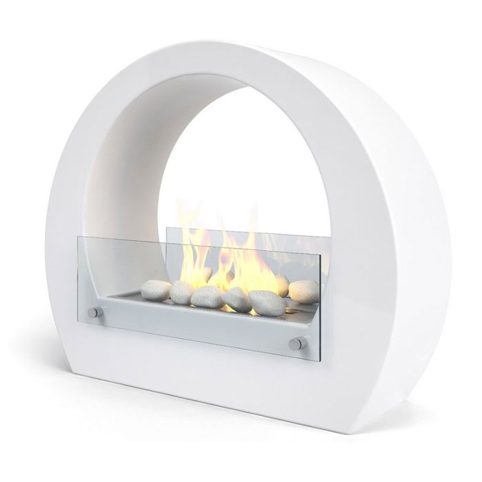 The Boston Freestanding Bio Ethanol Fire,