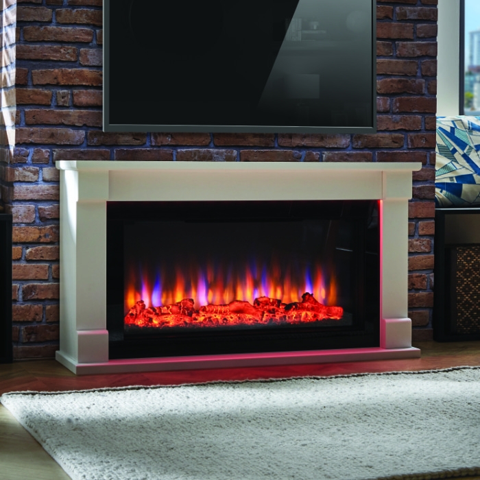 Suncrest Bradbury Ambience 48" Electric Fireplace Suite