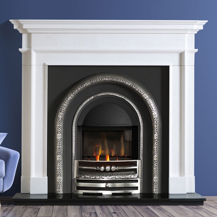 Gallery Bromley 58" Agean Limestone Fire Surround