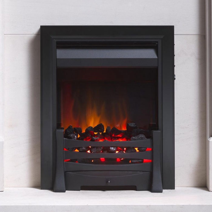 Burley Farndon 1864 Electric Fire, Black