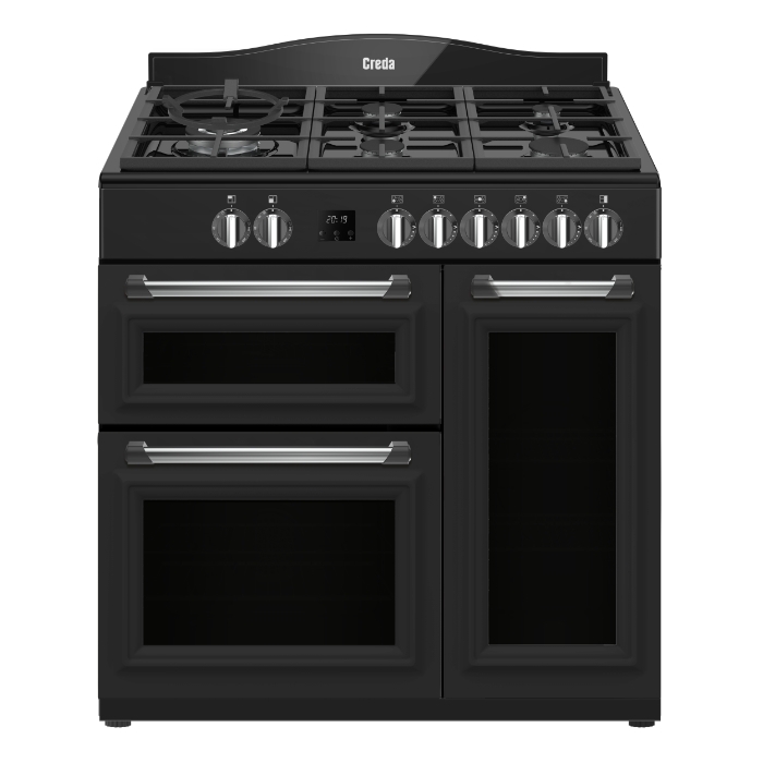 Creda C90RCDFTA 90cm Range Cooker, Anthracite