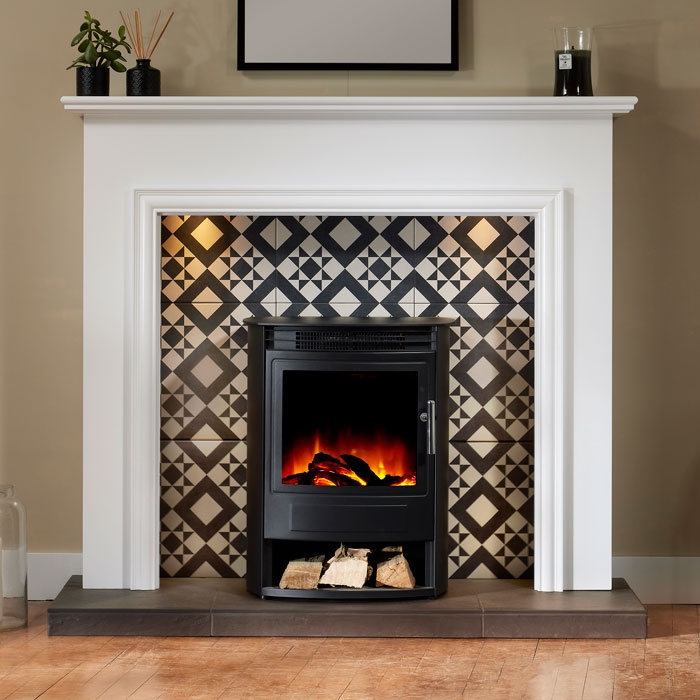 Flametek Capella Electric Fireplace Suite