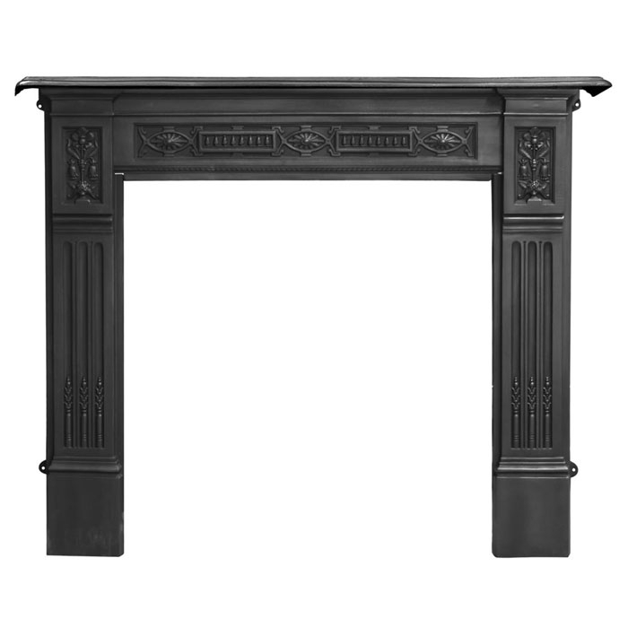 Carron Albert Black Cast Iron Mantel