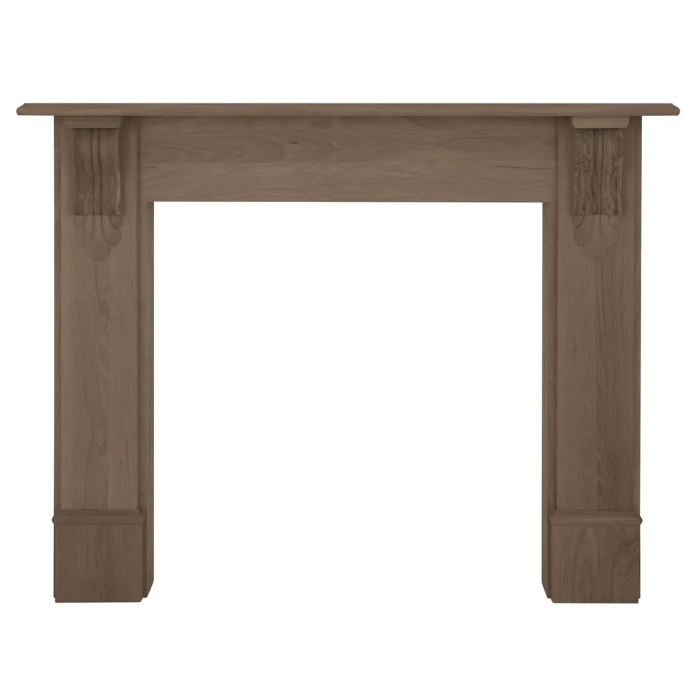 Carron Edinburgh Wooden Fireplace Surround, Unwaxed Oak