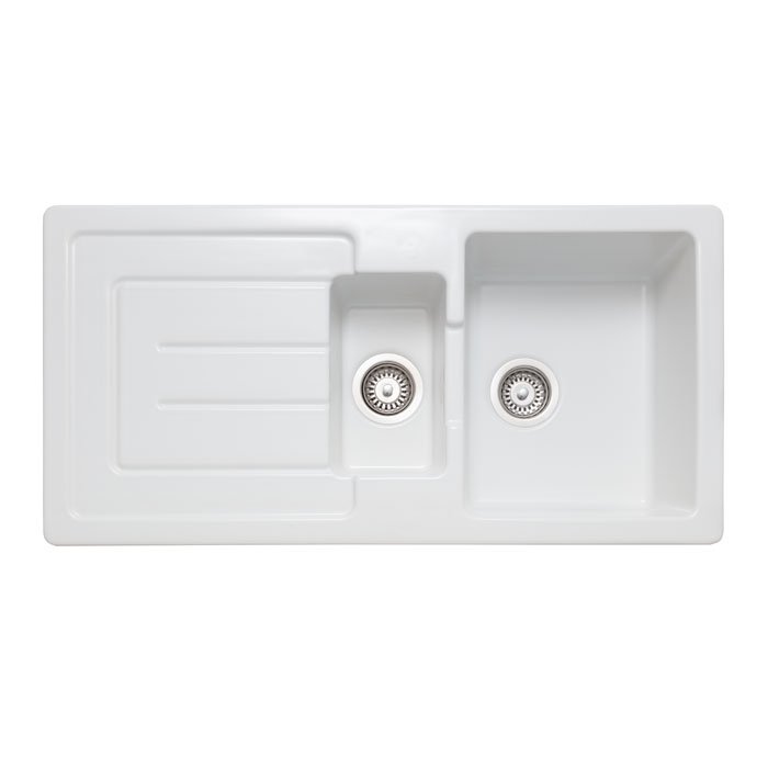 Austell White CAU10102WH/ Ceramic Sink