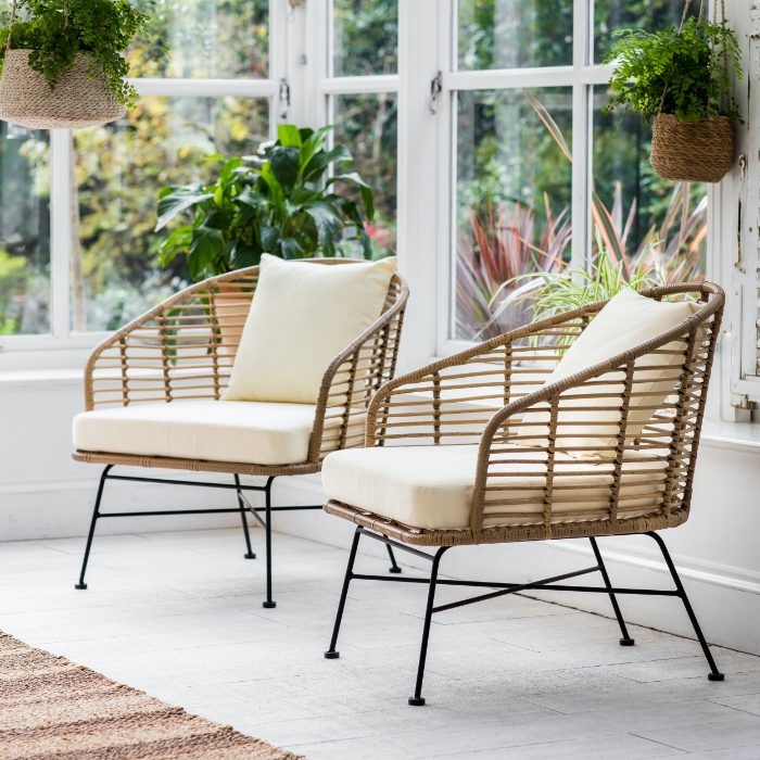 Garden Trading Pair of Hampstead Armchairs