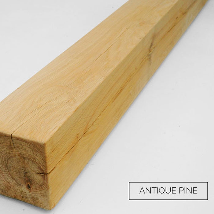 Classic Oak Fireplace Beam, Antique Pine