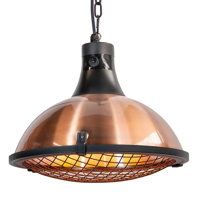 Kalos Copper Electric Heater, Pendant