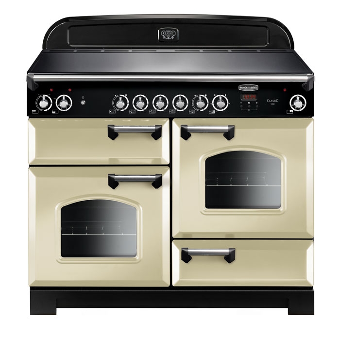 Rangemaster Classic 110cm Ceramic Range Cooker, Cream