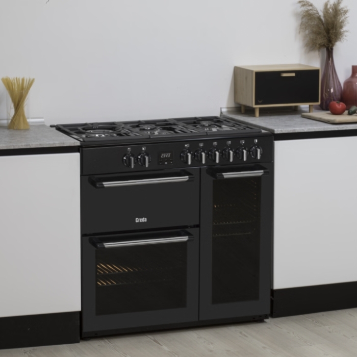 Creda C90RCDFCBL 90cm Range Cooker