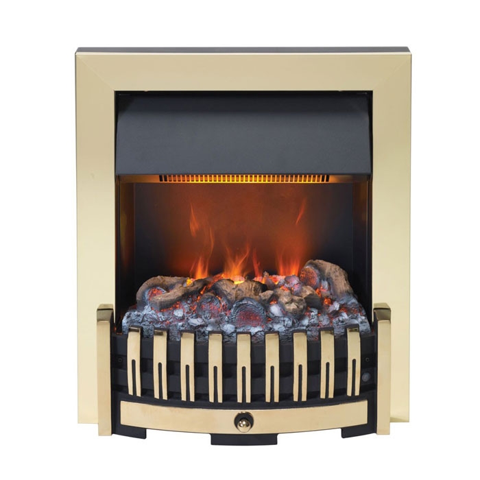 Danville Electric Fire - Brass