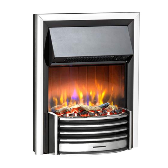 Dimplex Lerwick Optiflame 3D Electric Fire, Chrome