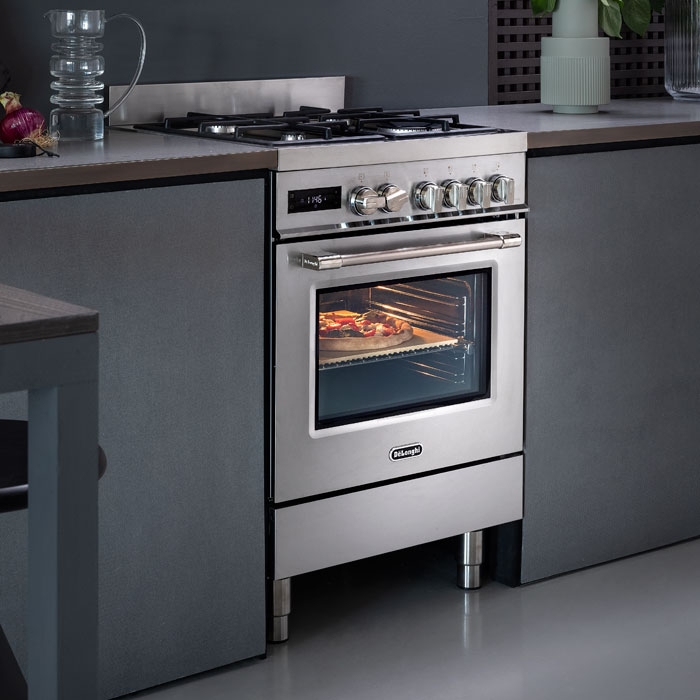 DeLonghi DSC626MF 1 60cm Dual Fuel Cooker Stainless Steel Stoves Are Us