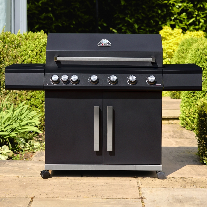 Grillstream Stealth 6 Burner Hybrid Gas & Charcoal BBQ