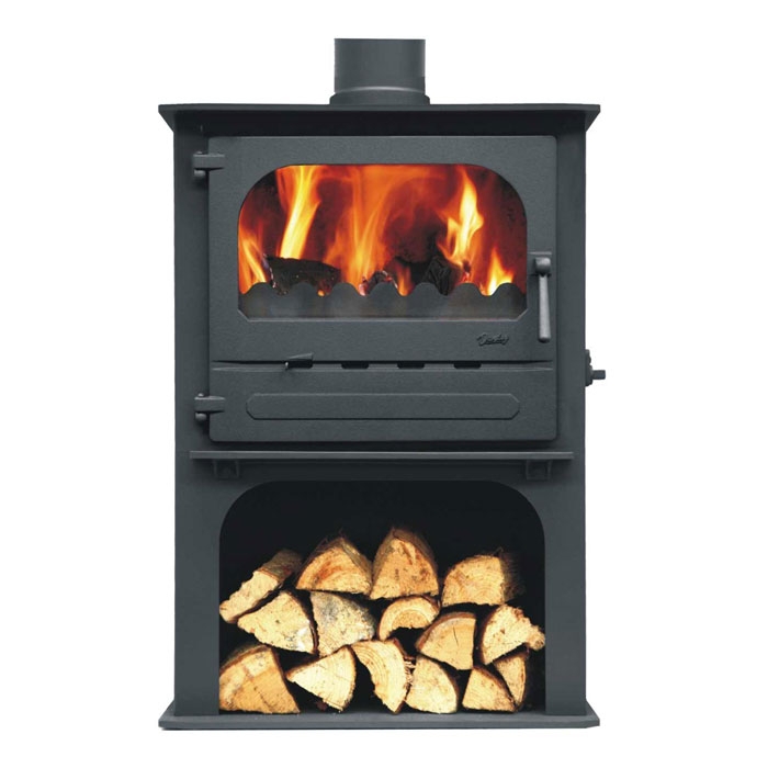 Dunsley Highlander 8 Enviroburn Solo Log Store Multifuel / Wood Burning Stove