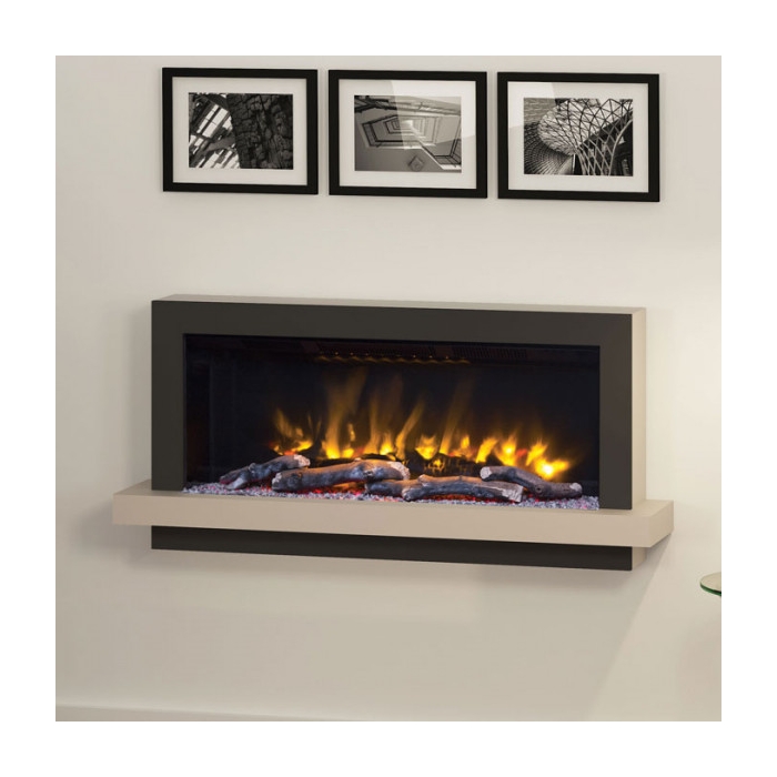 Elgin & Hall Huxton 51" Pryzm Wall Mounted Electric Suite, Matt Cashmere/Anthracite