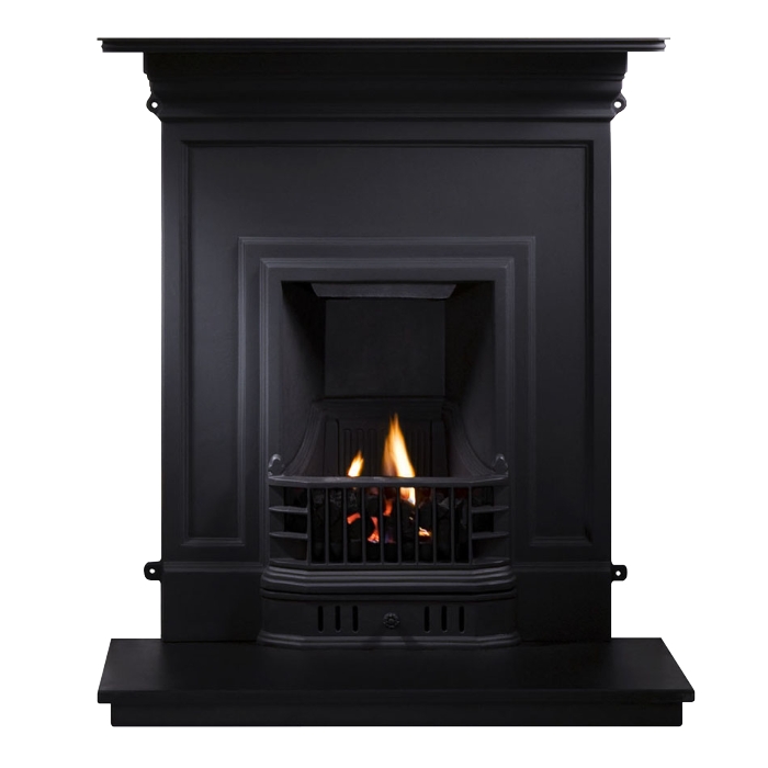 Gallery Barcelona Cast Iron Fireplace, Black