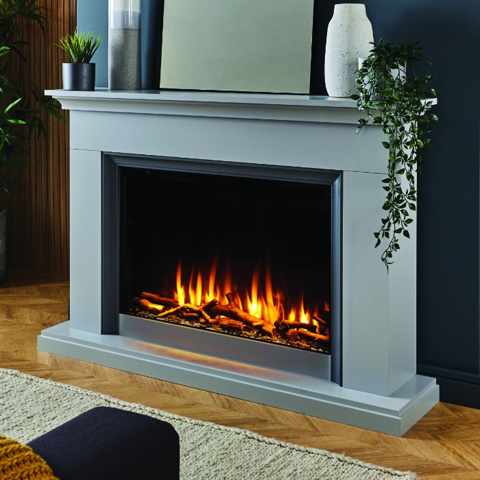 Katell Amalfi 52" Electric Fireplace Suite