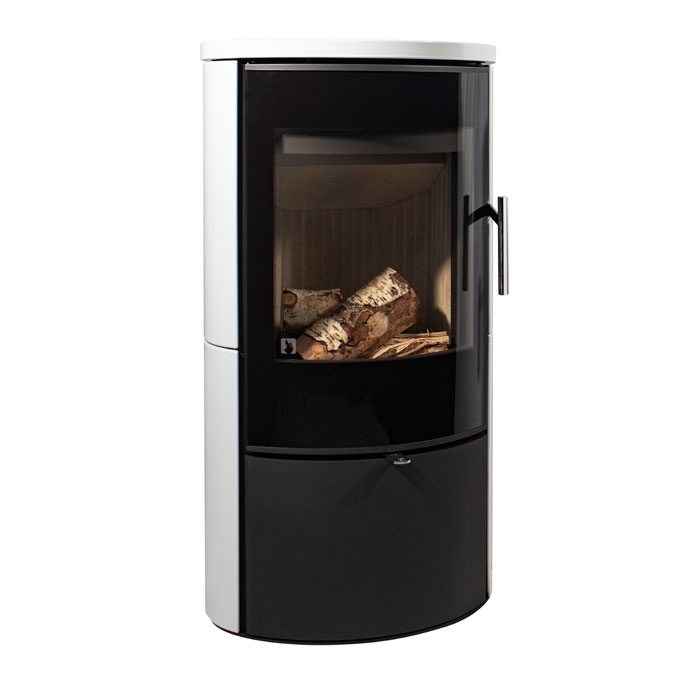 Arada Lagom Eco Design Wood Burning Stove, White