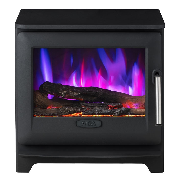 AGA Ludlow Large Electric Stove, Purple Flame