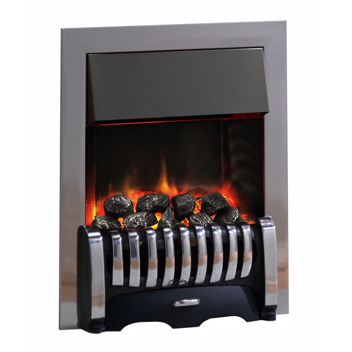 PureGlow Media Illusion Chrome Electric Fire Coal Effect