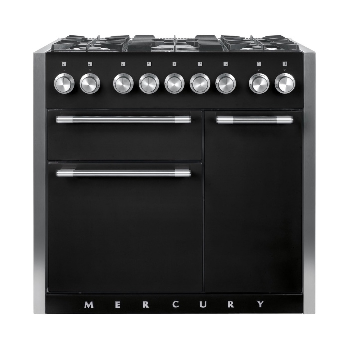 AGA Mercury 1000 Ash Black Dual Fuel Range Cooker