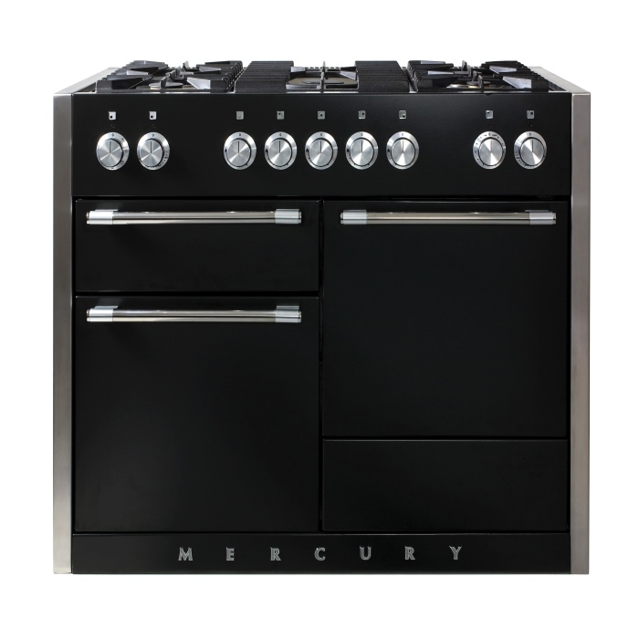 AGA Mercury 1200 Ash Black Dual Fuel Range Cooker