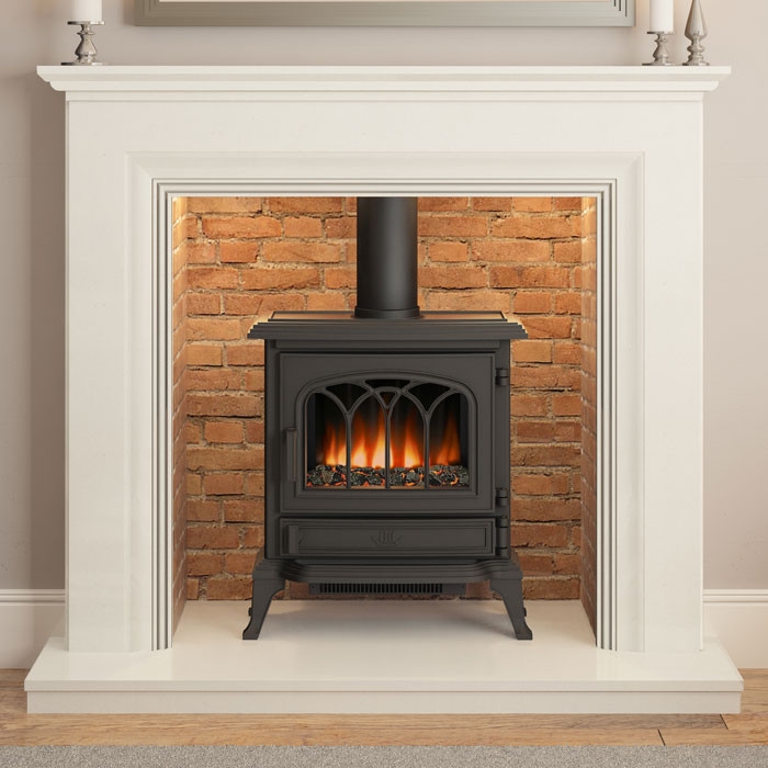 Elgin & Hall Odella 54" Inglenook Marble Fireplace Suite